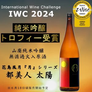 画像2: 【IWC2024 Champion Sake】都美人＜太陽＞ 山廃仕込純米吟醸 火入れ原酒 1800ml